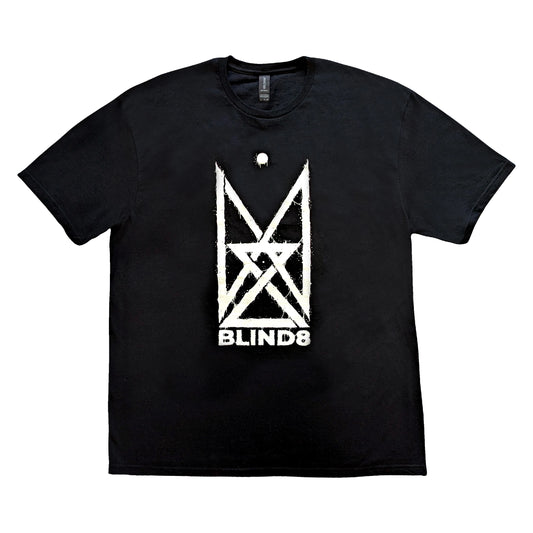 Футболка BLIND8 Чорна з лого