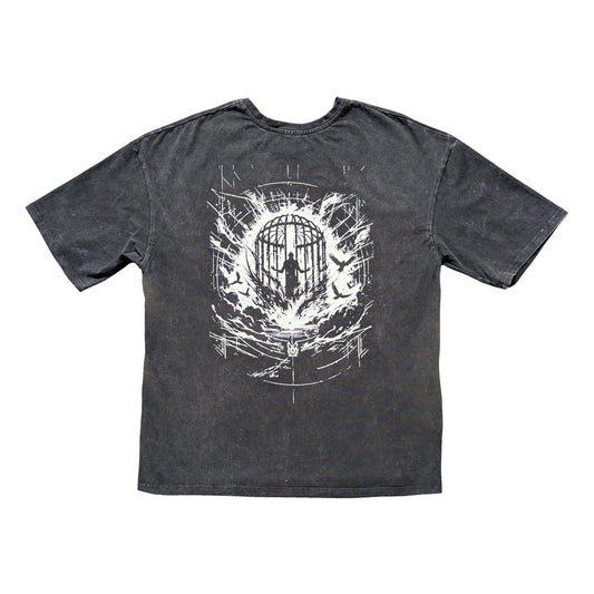 Футболка "Cage/Кейдж" BLIND8 ззаду