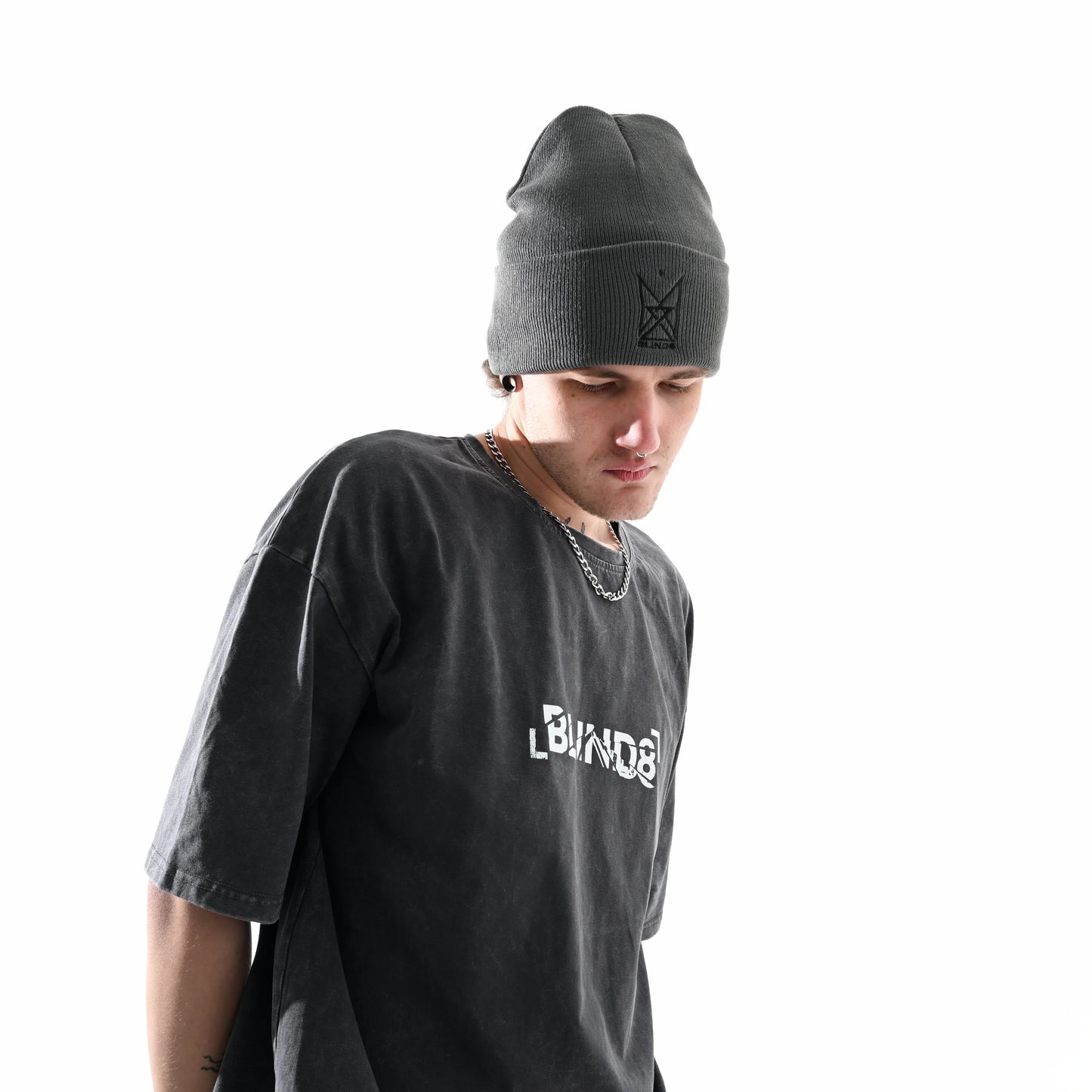 Шапка BLIND8 Сіра