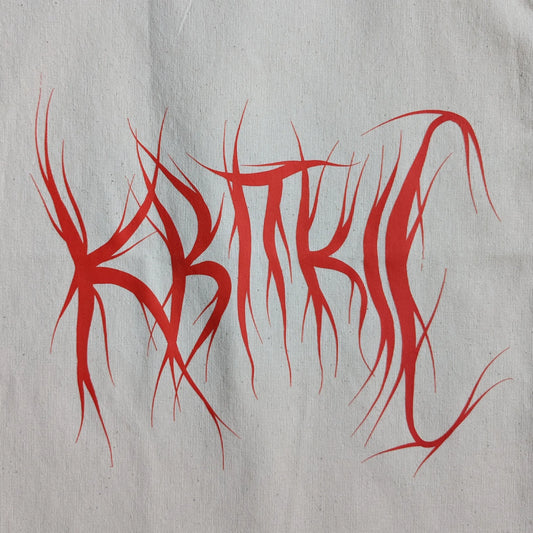 Торба "квітKILLS" Квіткіс з Червоним принтом зблизька