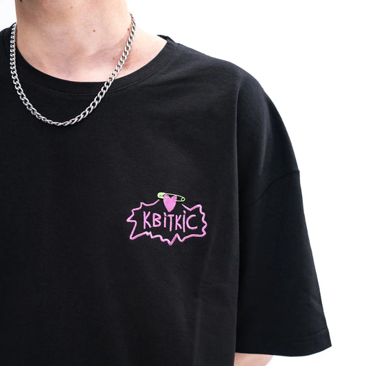 "Футболка од пристріту" Квіткіс Чорна