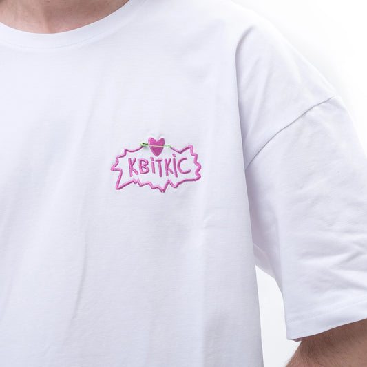 "Футболка од пристріту" Квіткіс Біла