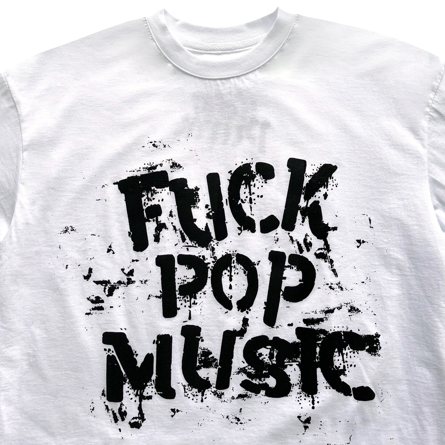 Футболка «Fuck Pop Music» Olyaska