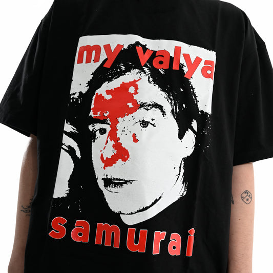 Футболка "my valya samurai" Чорна принт