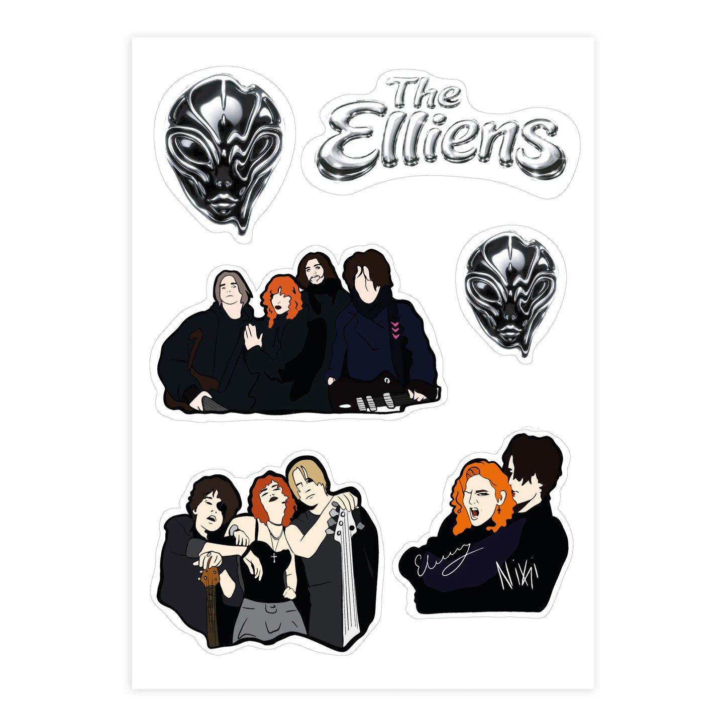 Стікерпак The Elliens
