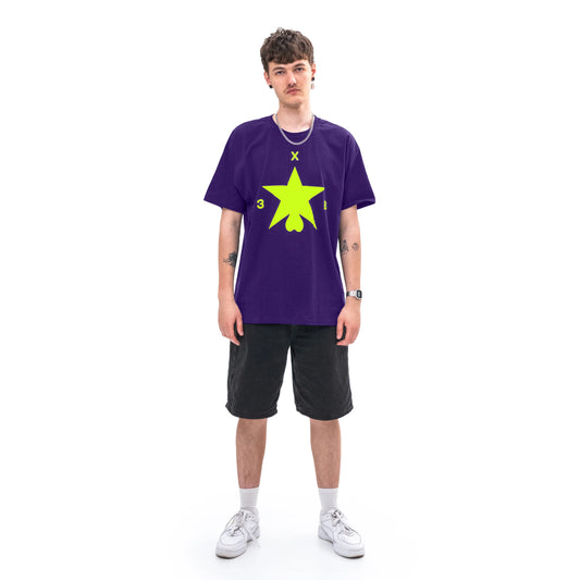 Футболка ХЗВ "Зірка з яйцями" Фіолетова