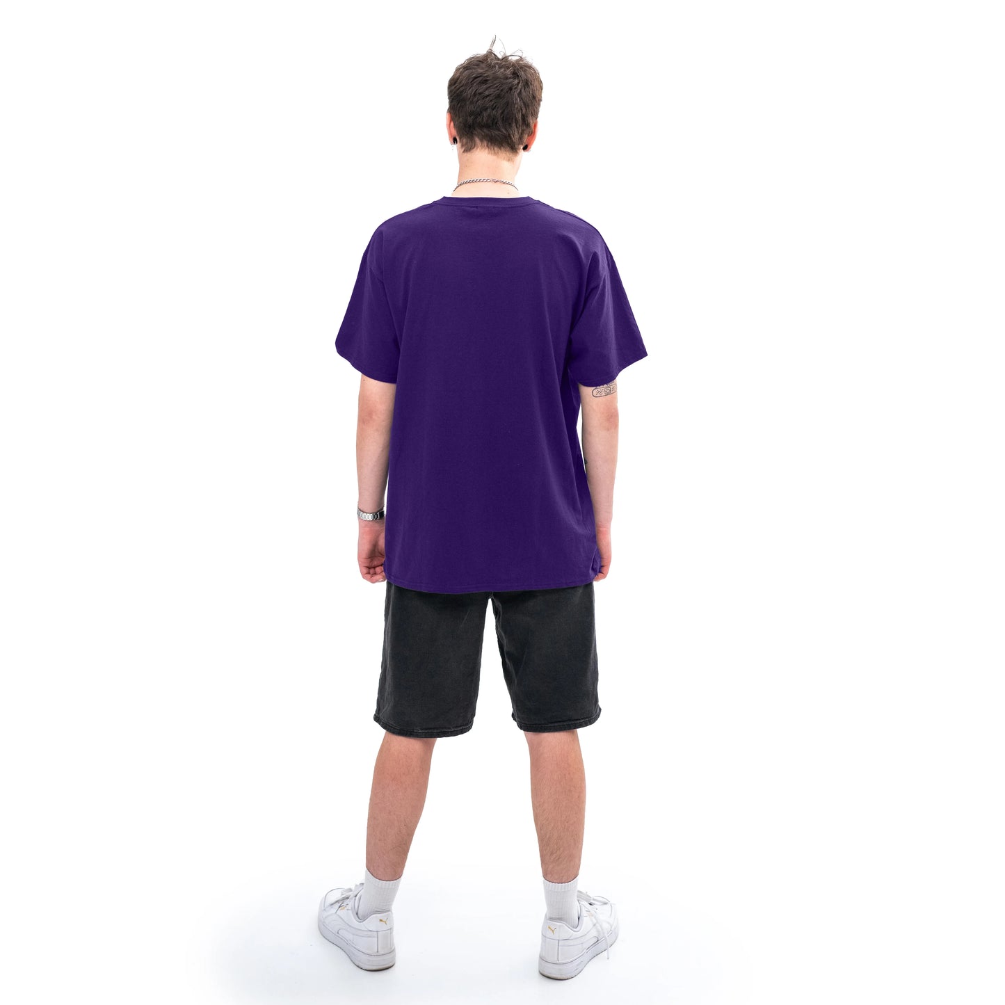 Футболка ХЗВ "Зірка з яйцями" Фіолетова ззаду