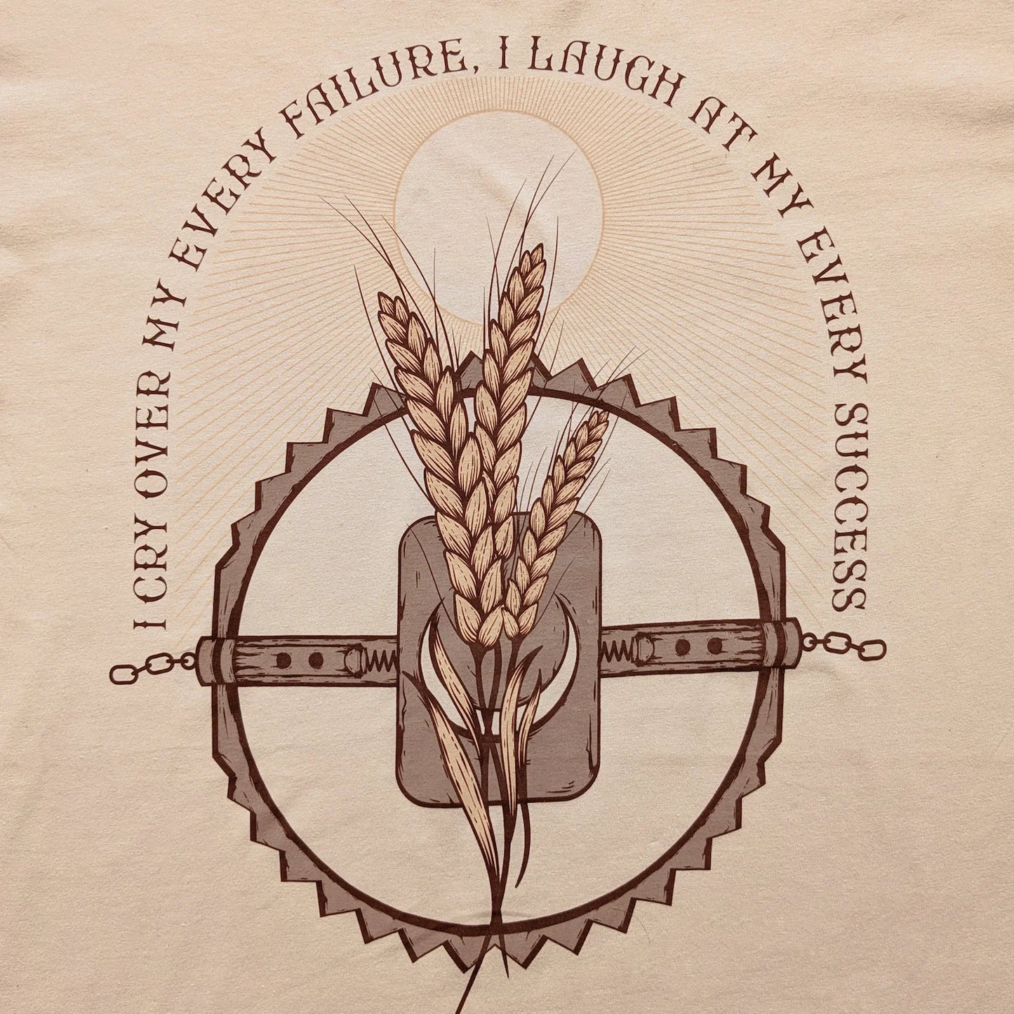 Футболка "WHEAT" Vøvk ззаду принт