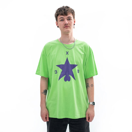 Футболка ХЗВ "Зірка з яйцями" Салатова