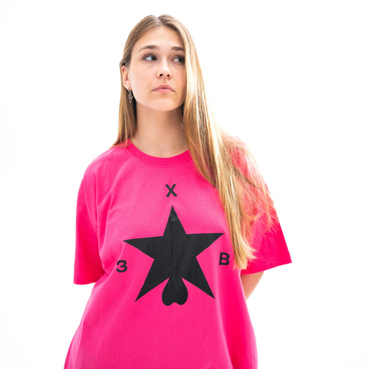 Футболка ХЗВ "Зірка з яйцями" Рожева