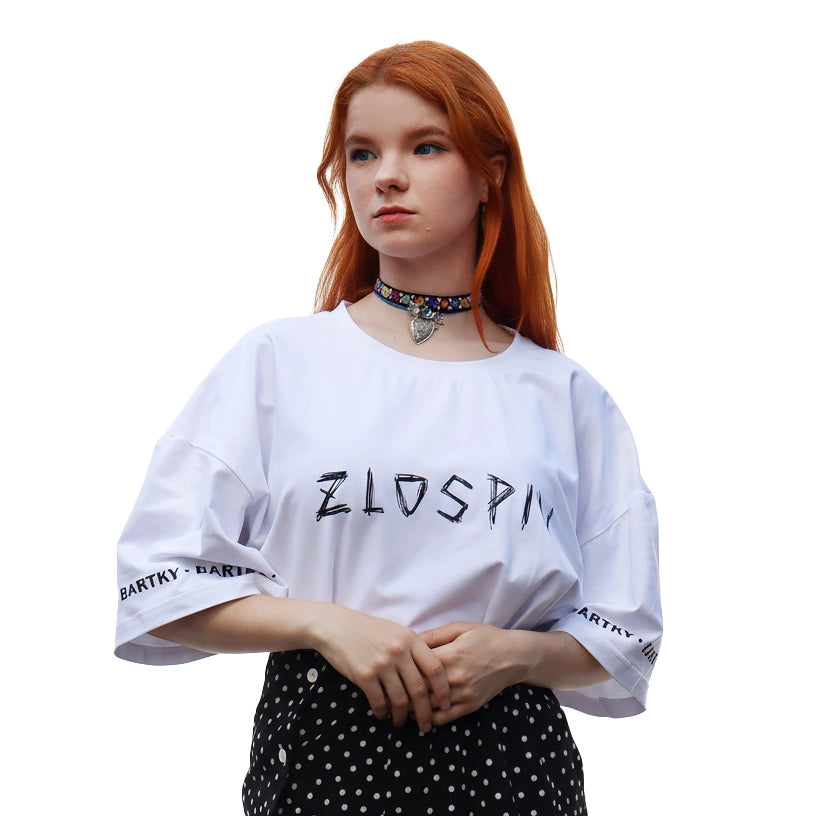 Футболка "Zlospiv" Bartky Біла вживу