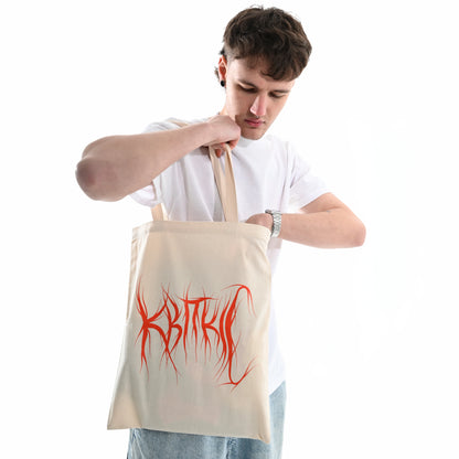 Торба "квітKILLS" Квіткіс з Червоним принтом зблизька