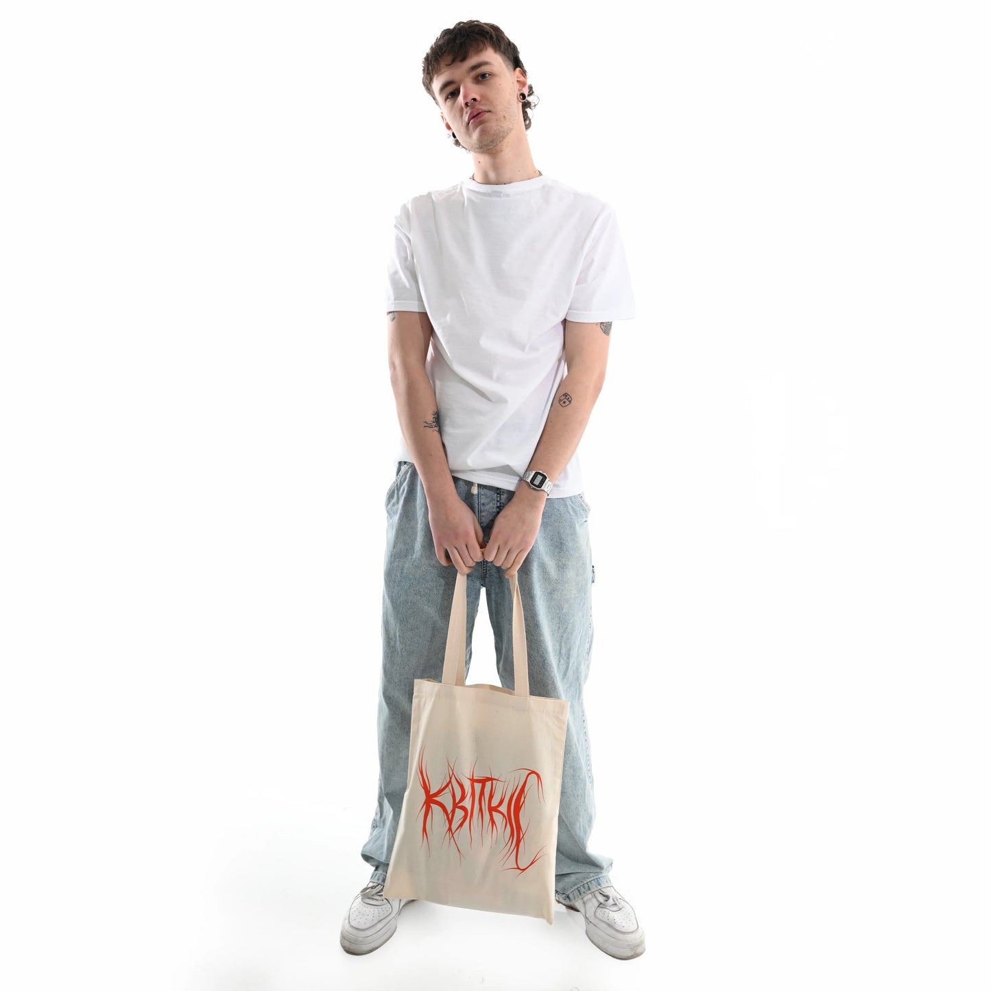 Торба "квітKILLS" Квіткіс з Червоним принтом вживу