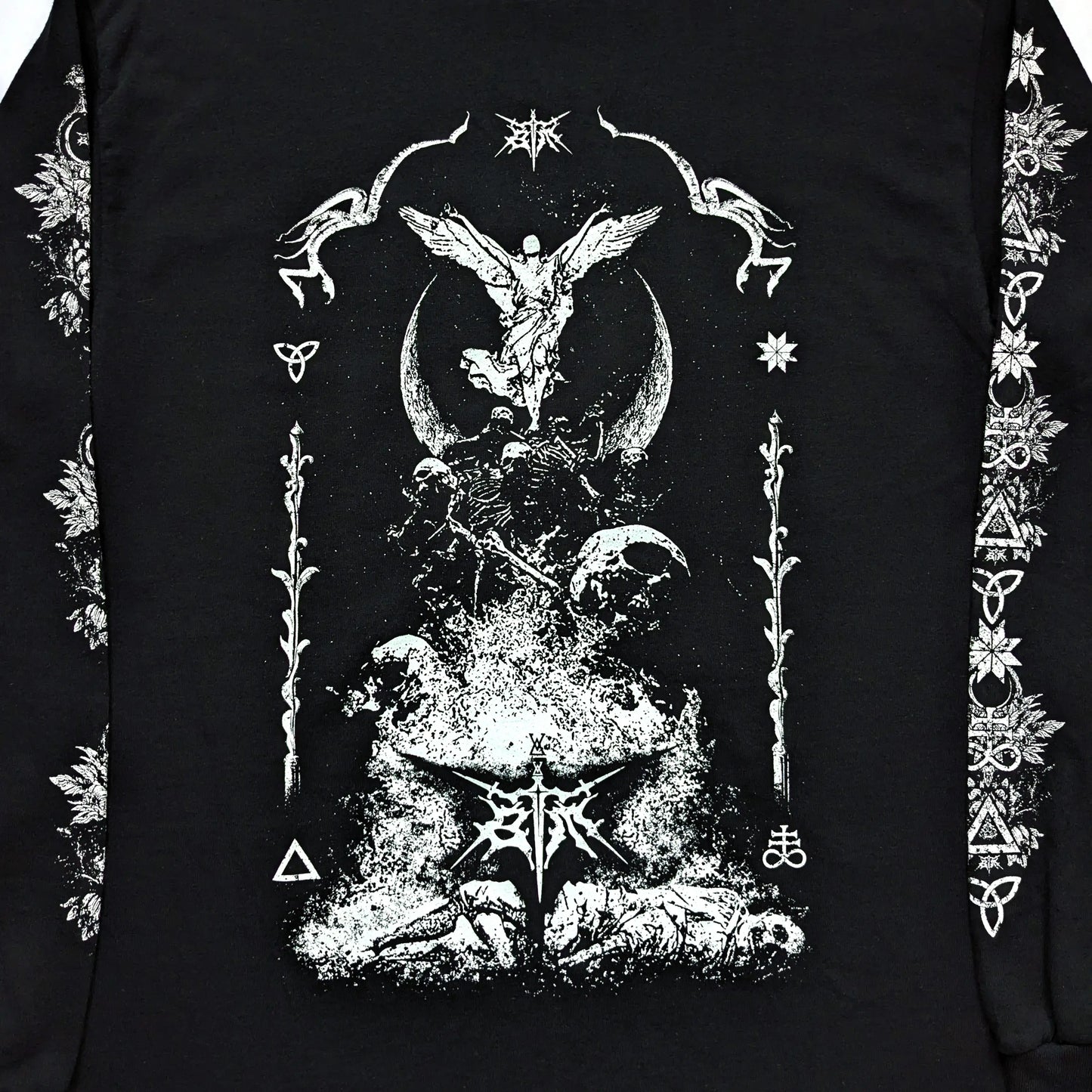 Лонгслів "Ритуал" Burned Time Machine принт