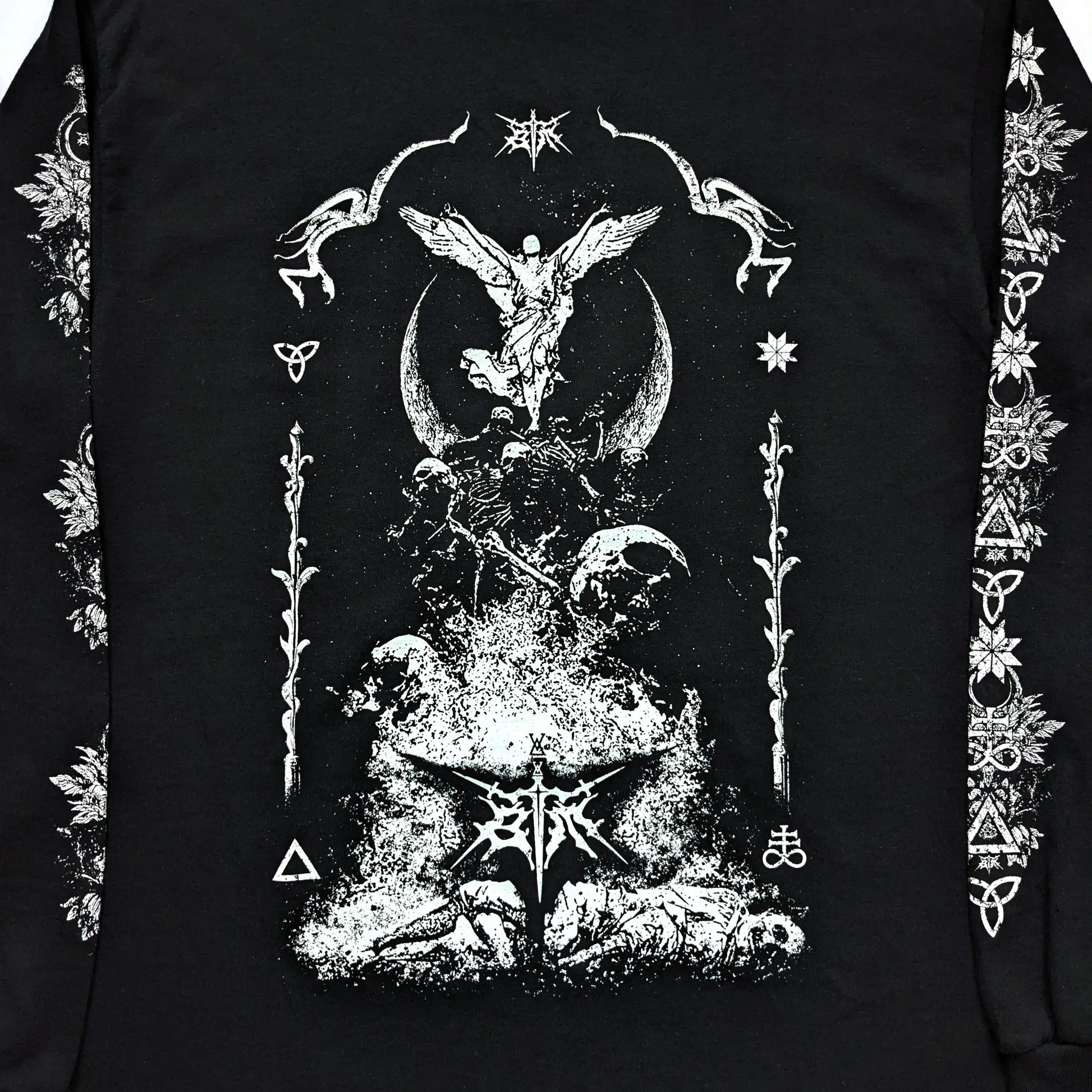 Лонгслів "Ритуал" Burned Time Machine принт