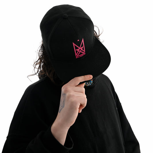 Кепка BLIND8 Чорна під кутом