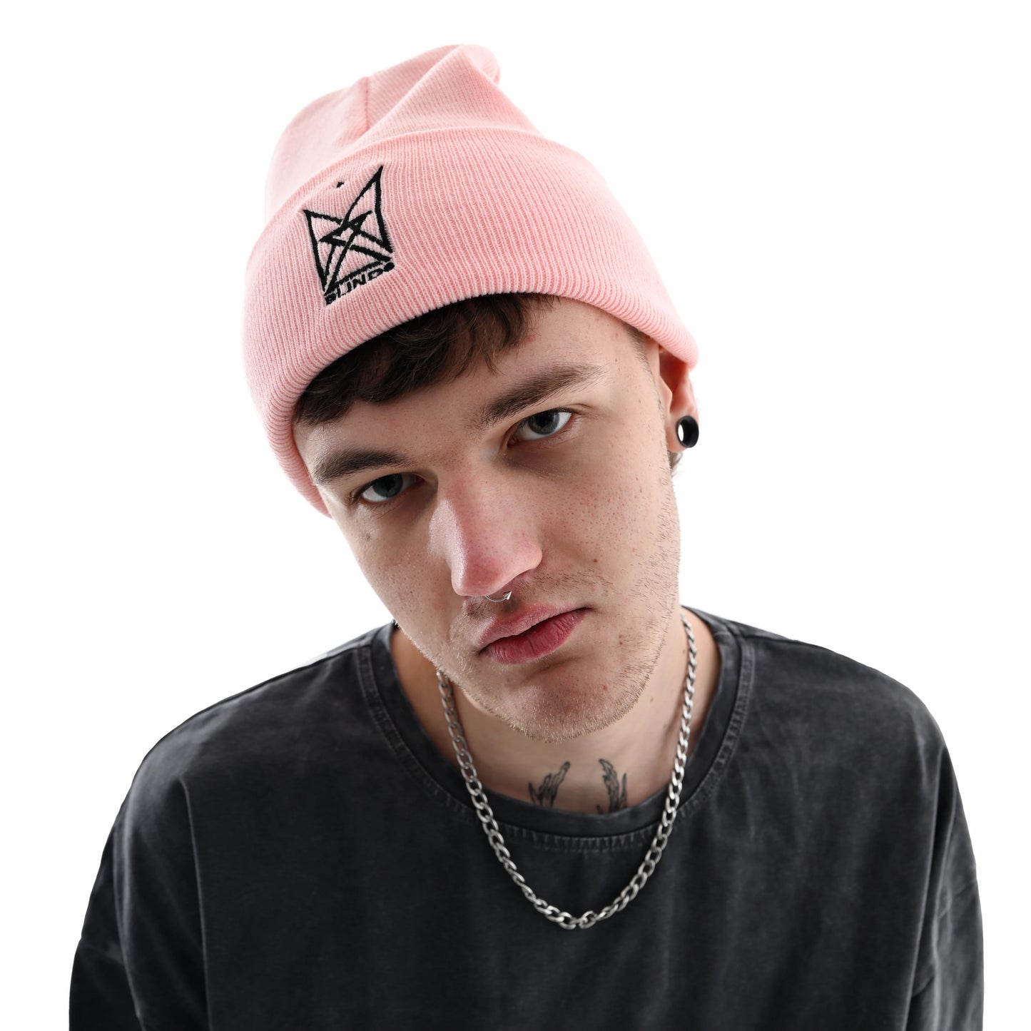 Шапка BLIND8 Рожева спереду