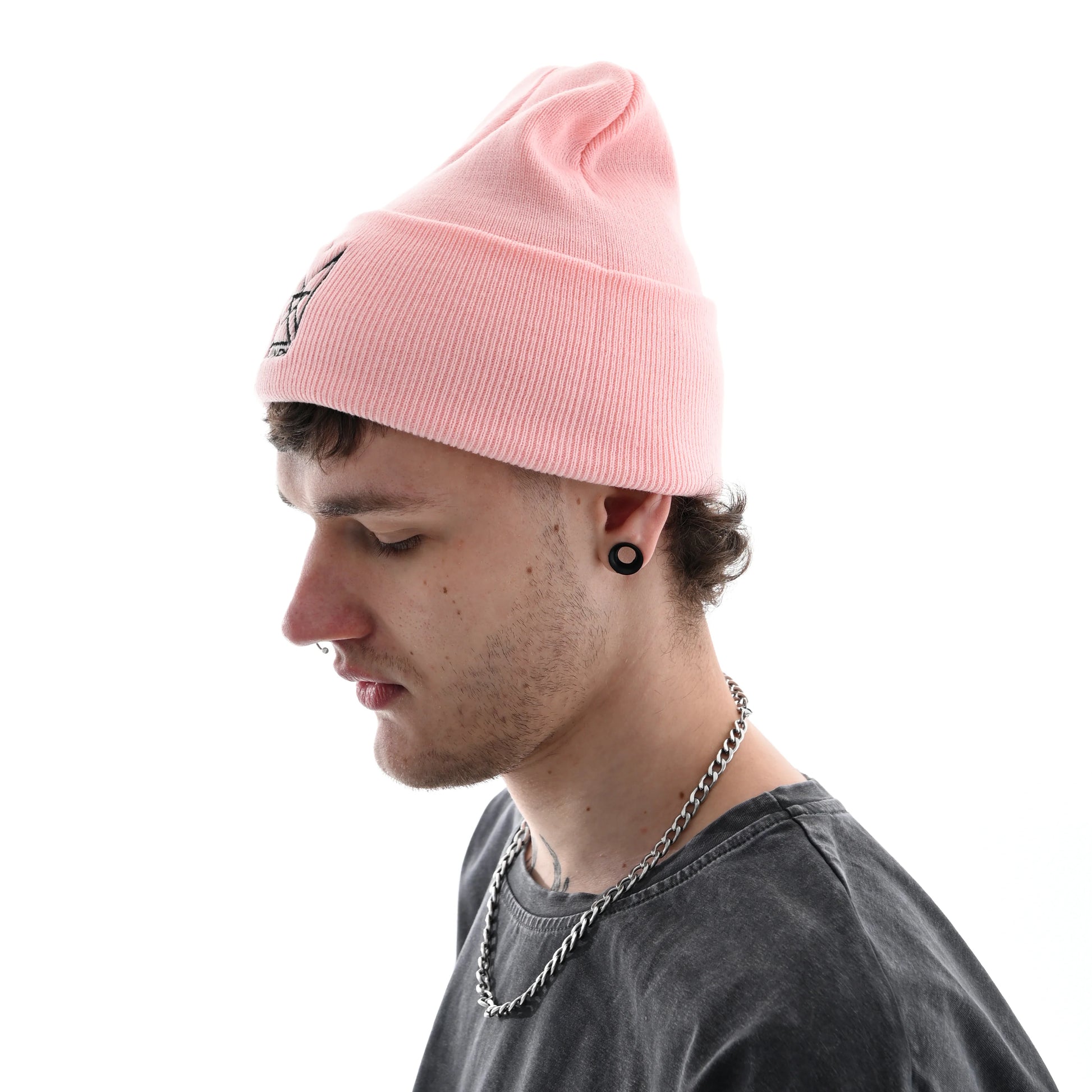 Шапка BLIND8 Рожева збоку