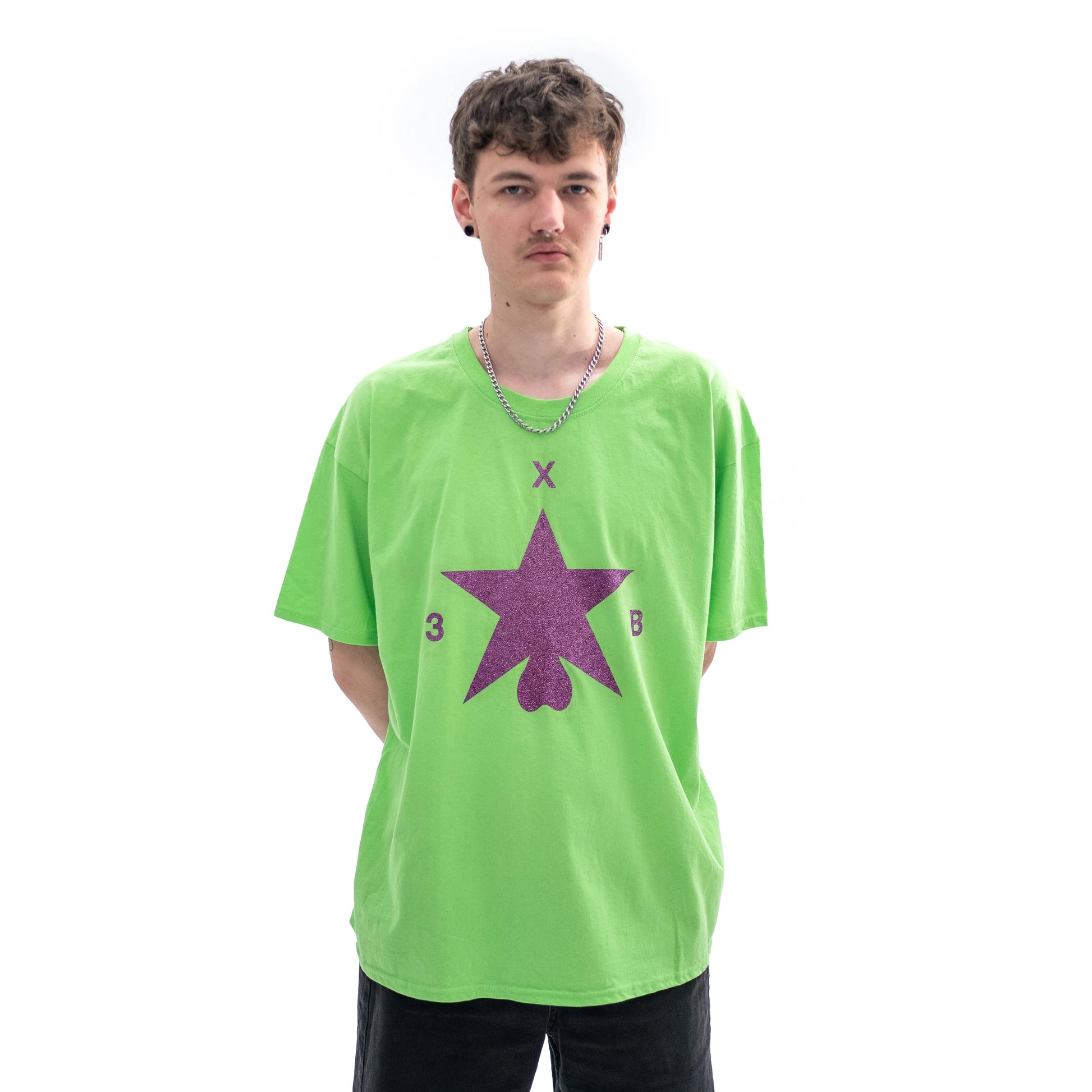 Футболка ХЗВ «Зірка з яйцями» Салатова