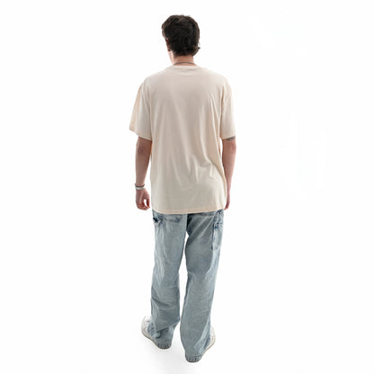 Футболка «Любов жиє» Квіткіс Бежева ззаду