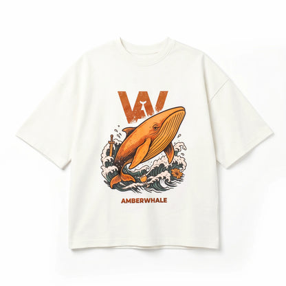 Футболка «Кит» Amberwhale шампань