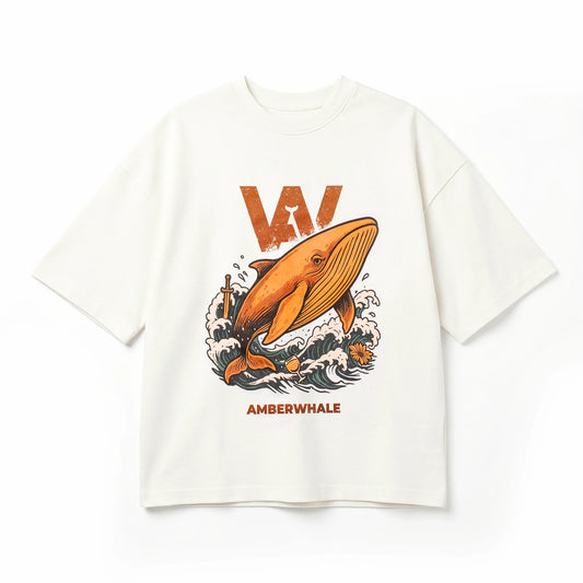 Футболка «Кит» Amberwhale шампань