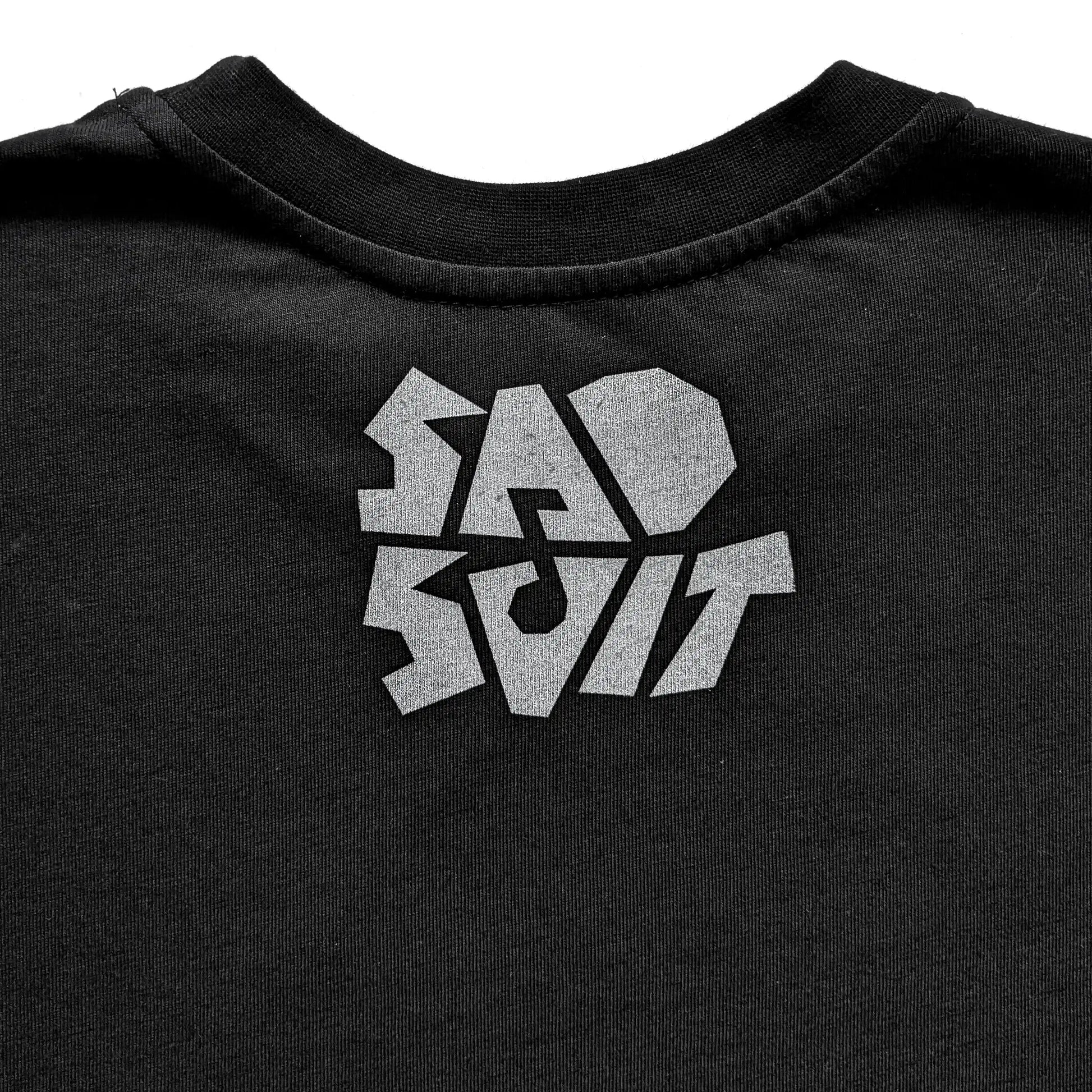 Футболка «Під Звуки Касет» Чорна SadSvit задній принт