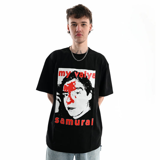 Футболка "my valya samurai" Чорна