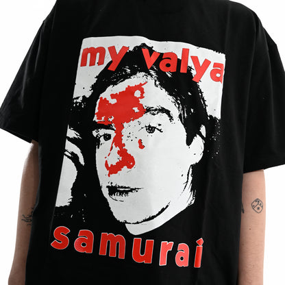 Футболка "my valya samurai" Чорна принт