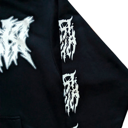 Худі «Рефлексія» Юля Юріна принт на рукаві