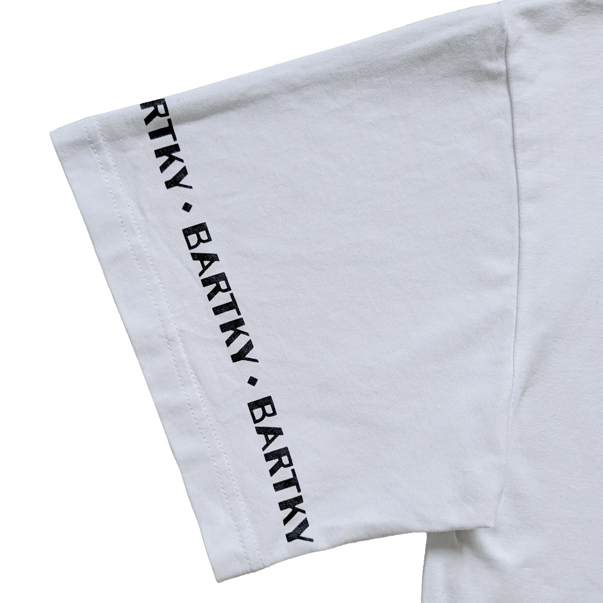 Футболка "Zlospiv" Bartky Біла принт на рукавах