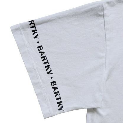 Футболка "Zlospiv" Bartky Біла принт на рукавах